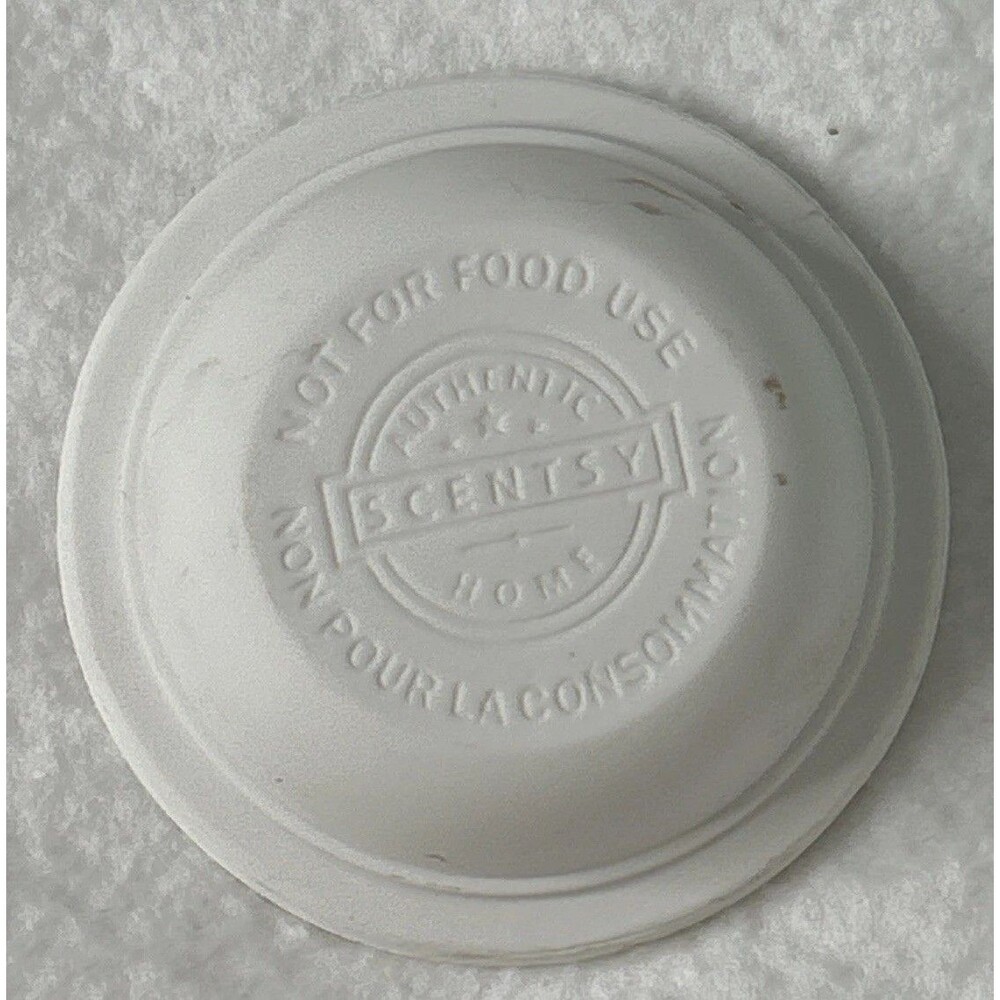 Scentsy Aqua Blue Cherry Blossom Portable Electric Wax Warmer Retired Boho Decor - Picture 5 of 6